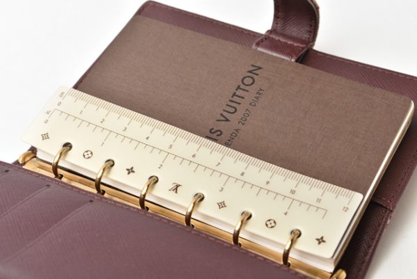 210907 106 19 lv 8 Louis Vuitton Agenda PM Notebook Monogram Mini Cherry Brown