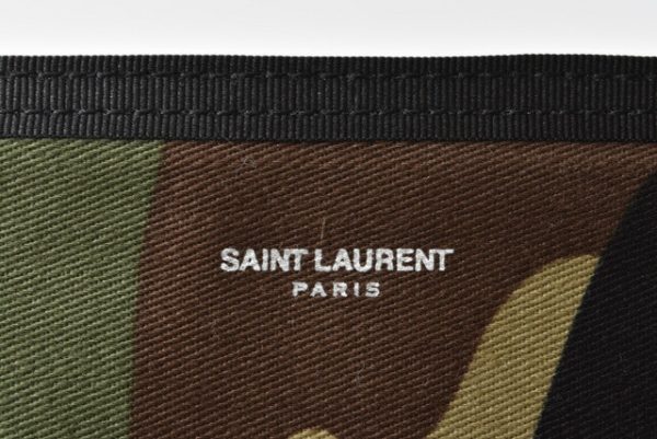 210913 621 1 ysl 3 Saint Laurent Folding Wallet Army Green