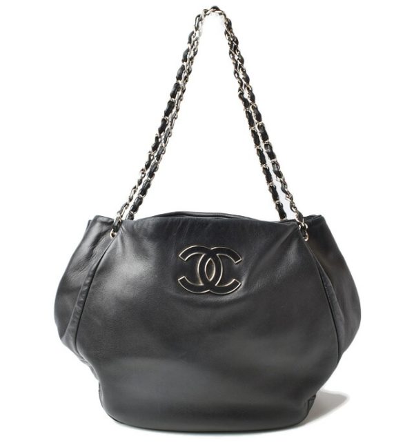 211109 796 11 ch 1 CHANEL Shoulder Bag Lambskin Black