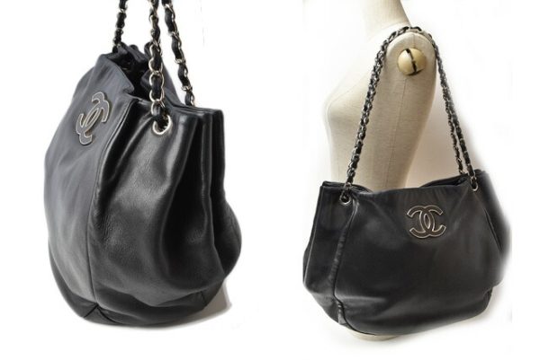 211109 796 11 ch 2 CHANEL Shoulder Bag Lambskin Black