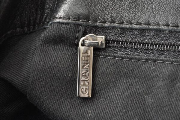 211109 796 11 ch 9 CHANEL Shoulder Bag Lambskin Black