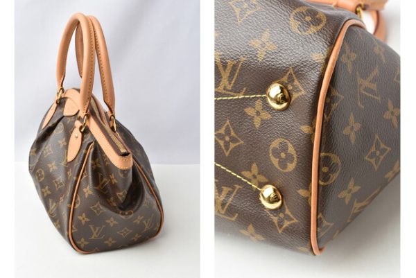 211109 796 7 lv 3 Louis Vuitton Tivoli PM Tote Bag Monogram Brown