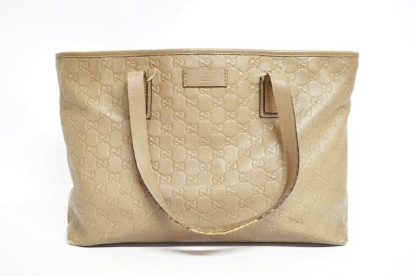 211137 Gucci GG Plus Tote Bag Beige