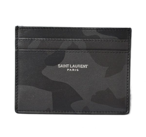 211206 867 1 ysl 1 Saint Laurent Card Case Camouflage Black