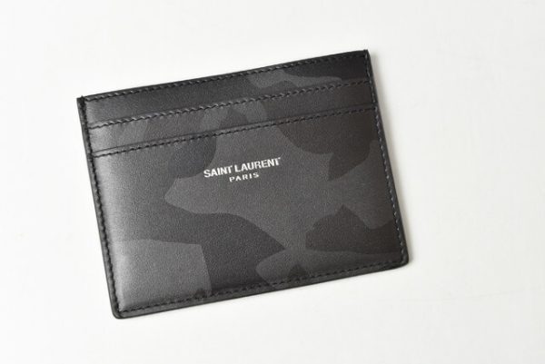 211206 867 1 ysl 2 Saint Laurent Card Case Camouflage Black