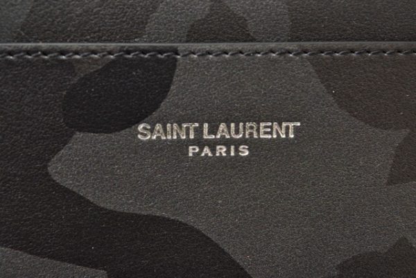 211206 867 1 ysl 4 Saint Laurent Card Case Camouflage Black