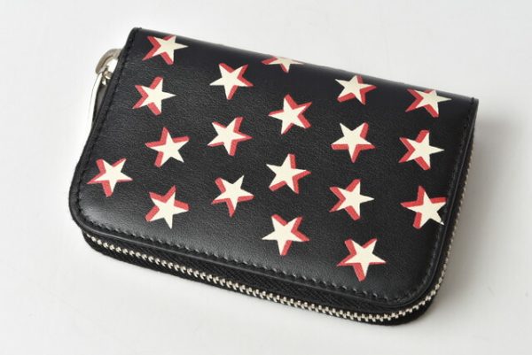 211206 867 5 ysl 2 Saint Laurent Coin Case Star Black