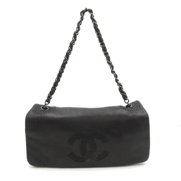 2118300053997 1 Chanel Chain Shoulder Bag Lambskin Black