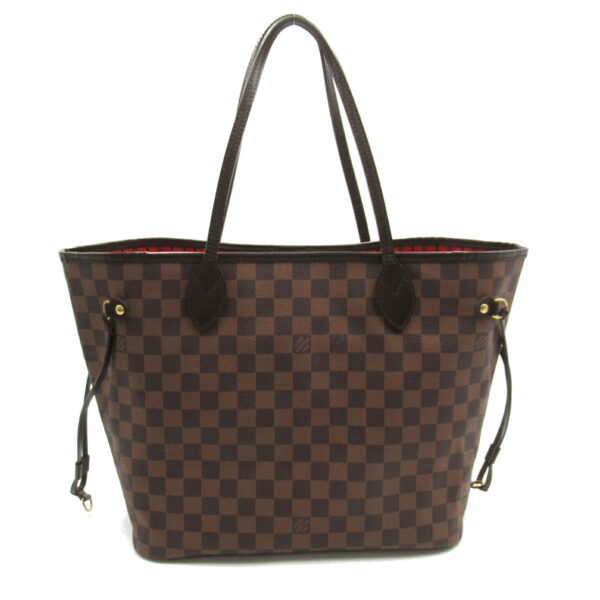 2118300056134 3 Louis Vuitton Neverfull MM Tote Bag Damier Brown