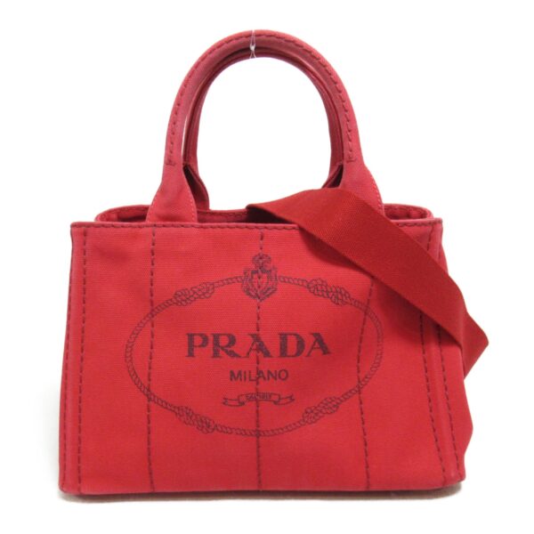 2118400110750 2 Prada Kanapa Tote Bag Red