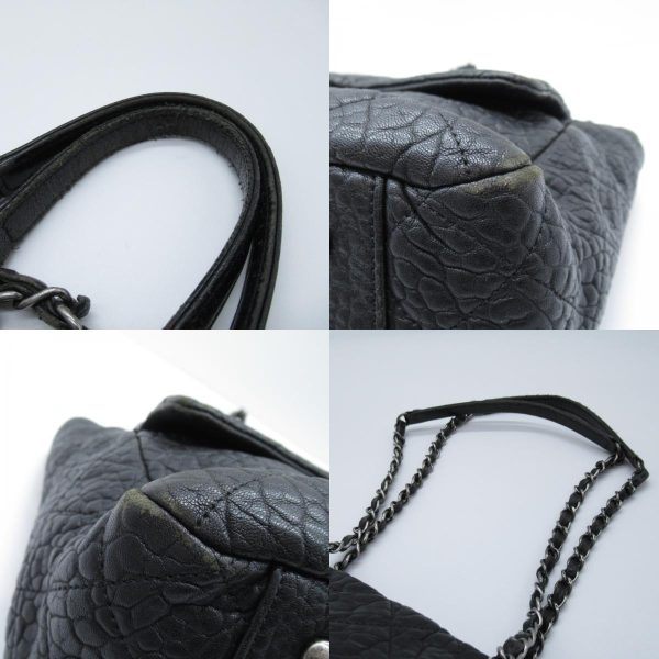 2118400120445 15c Chanel Chain Tote Bag Black