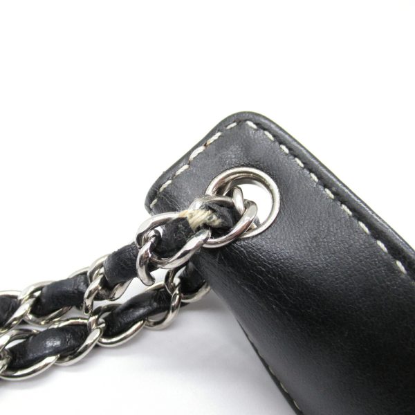 2118400121541 8 Chanel Chain Shoulder Bag Lambskin Black