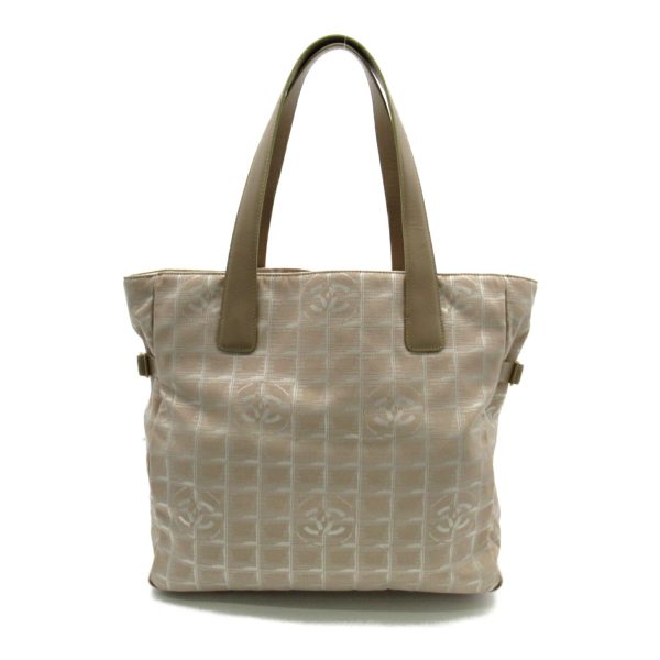 2118400126256 1 Chanel Line Tote GM Nylon Beige