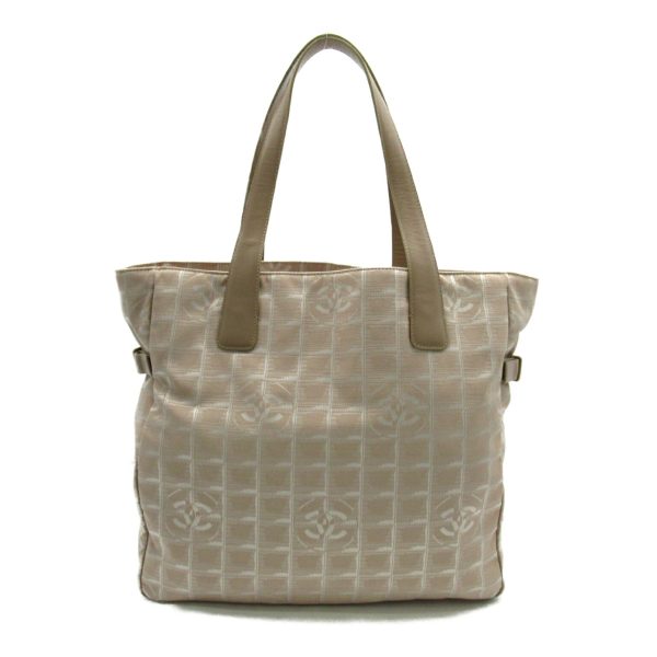 2118400126256 3 Chanel Line Tote GM Nylon Beige