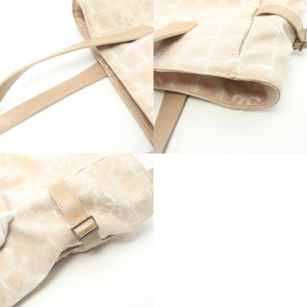 2118400126560 10c Chanel Line GM Nylon Tote Bag Beige