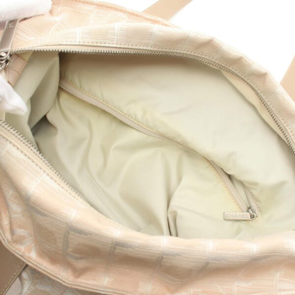 2118400126560 5 Chanel Line GM Nylon Tote Bag Beige