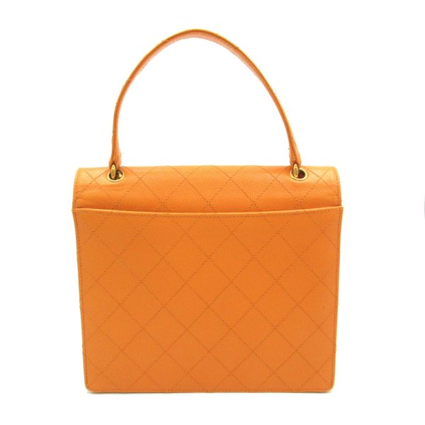 2118400139539 2 Chanel Handbag Caviar Skin Orange