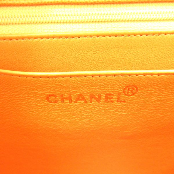 2118400139539 7 Chanel Handbag Caviar Skin Orange