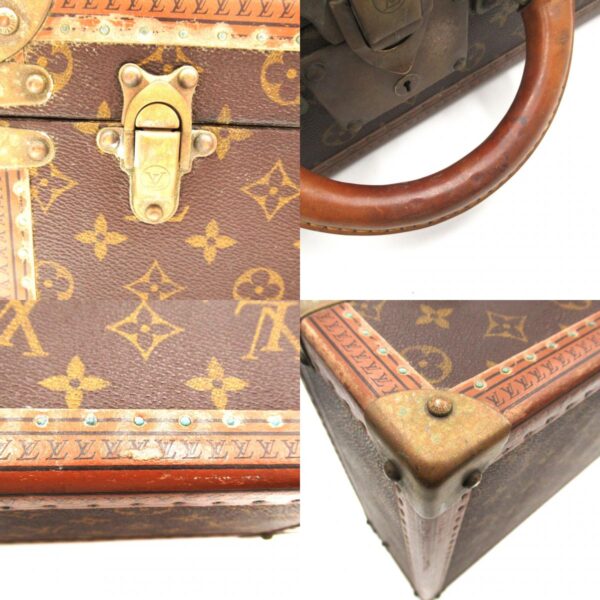 2118400140269 15c Louis Vuitton Coteville 45 Trunk Monogram Brown