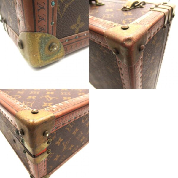 2118400140269 19c Louis Vuitton Coteville 45 Trunk Monogram Brown