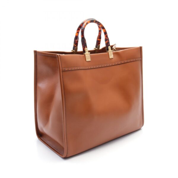 2118500046485 2 Fendi Sunshine Large Tote Bag Brown