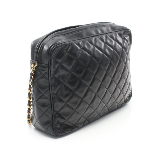 2118500046843 2 Chanel Matelasse Shoulder Bag Black