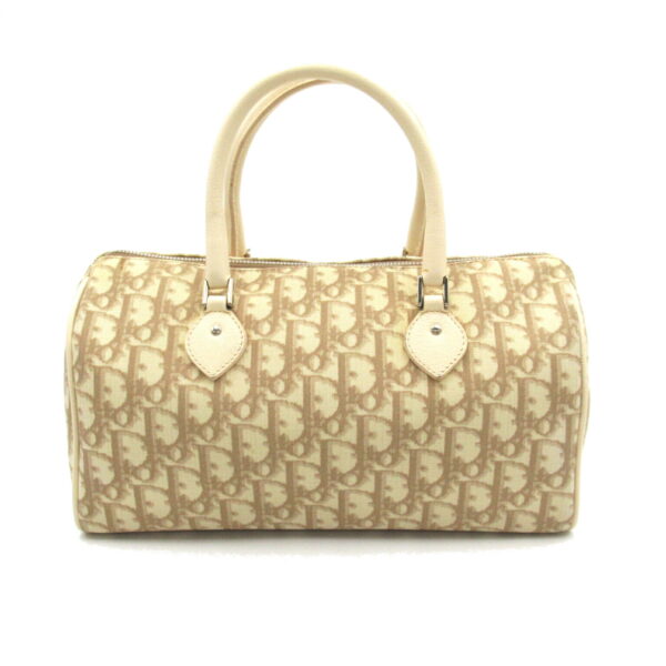 2118500047079 2 Dior Trotter Flower Bag Beige