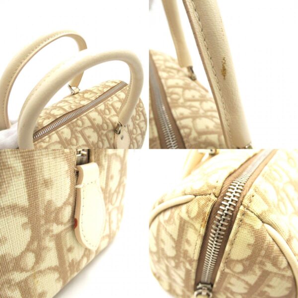 2118500047079 9c Dior Trotter Flower Bag Beige