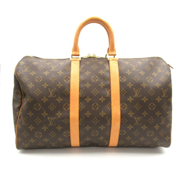 2118500047857 1 Louis Vuitton Keepall 45 Bag Monogram Brown