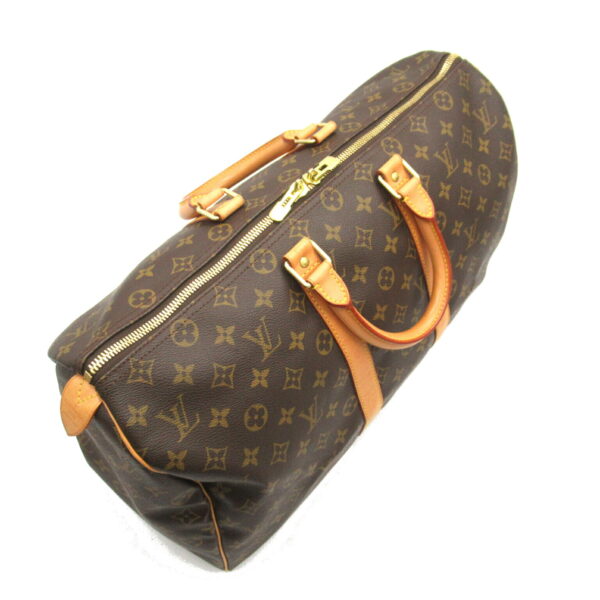 2118500047857 4 Louis Vuitton Keepall 45 Bag Monogram Brown