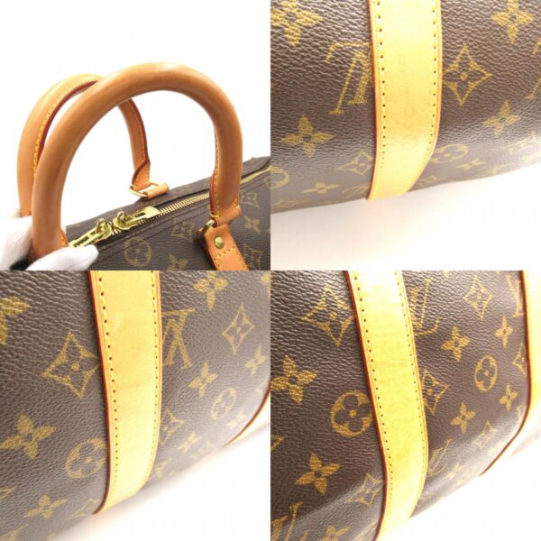 2118500047857 9c Louis Vuitton Keepall 45 Bag Monogram Brown