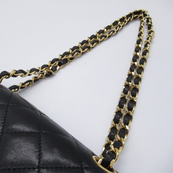 2118700060632 10 Chanel Paris Mini Matelasse Chain Shoulder Bag Lambskin Black