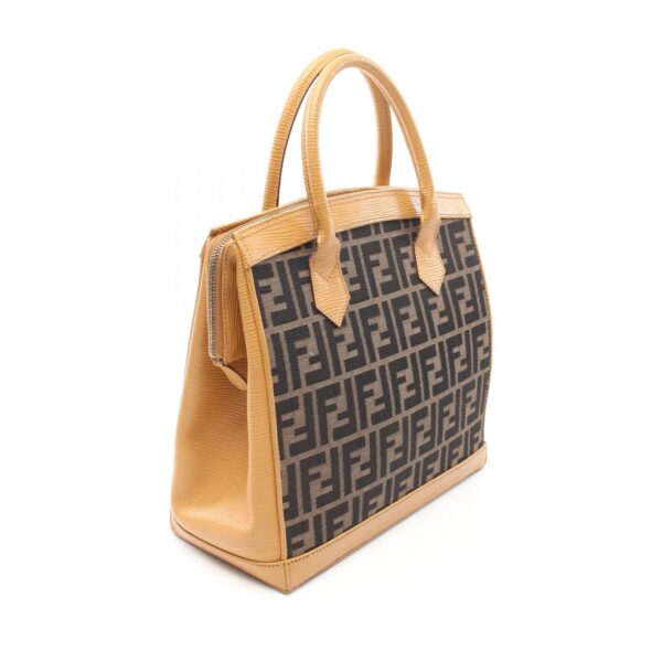 2118700061745 2 Fendi Zucca Handbag Brown Yellow