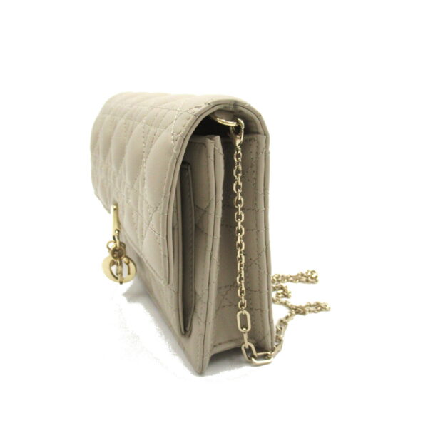 2118700062575 3 Dior Chain Wallet Shoulder Bag Beige