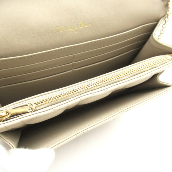 2118700062575 6 Dior Chain Wallet Shoulder Bag Beige