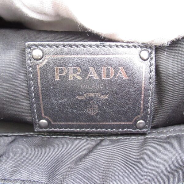 2118800090621 12 Prada 2Way Nylon Tote Bag Black Black