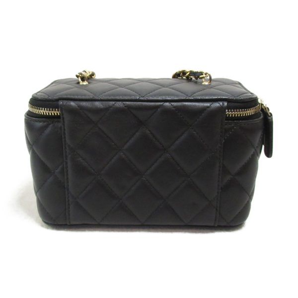 2118800097491 3 Chanel Vanity Shoulder Lambskin Black