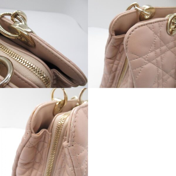 2118800102096 11c Dior Dior Cannage Calf Tote Bag Beige Pink