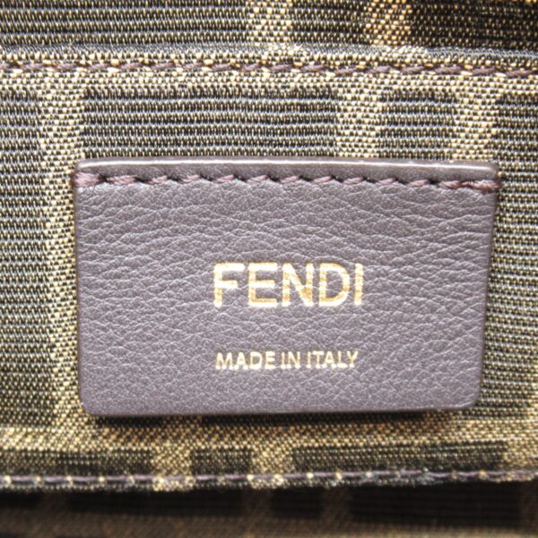 2118800103352 3 Fendi Visaway Mini Shoulder Bag Black Greige