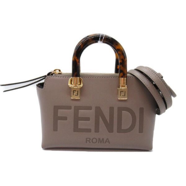 2118800103352 4 Fendi Visaway Mini Shoulder Bag Black Greige