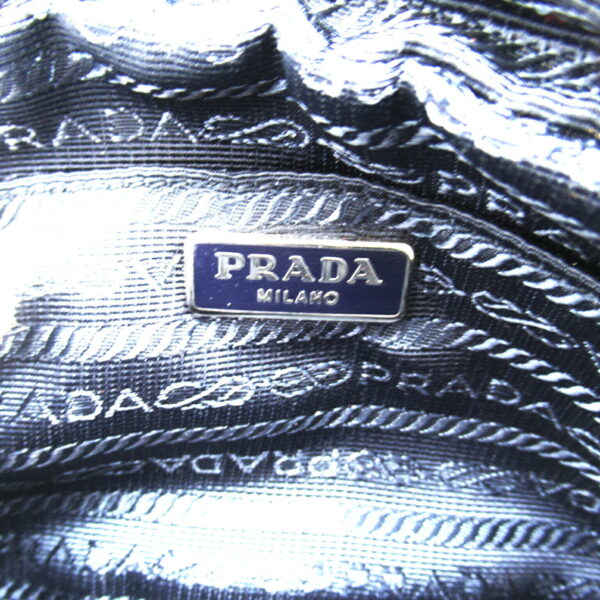 2118800104359 7 Prada Denim Pochette Shoulder Bag Blue