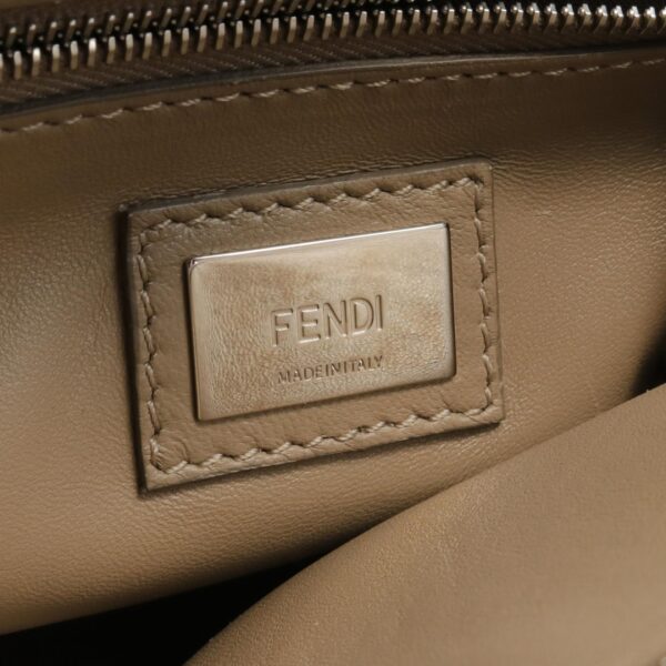 2118800105479 4 Fendi Mini Peekaboo Handbag Beige