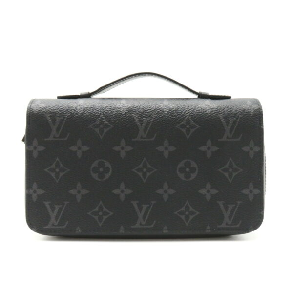 2118800106995 1 Louis Vuitton Zippy XL Round Long Wallet Eclipse Black