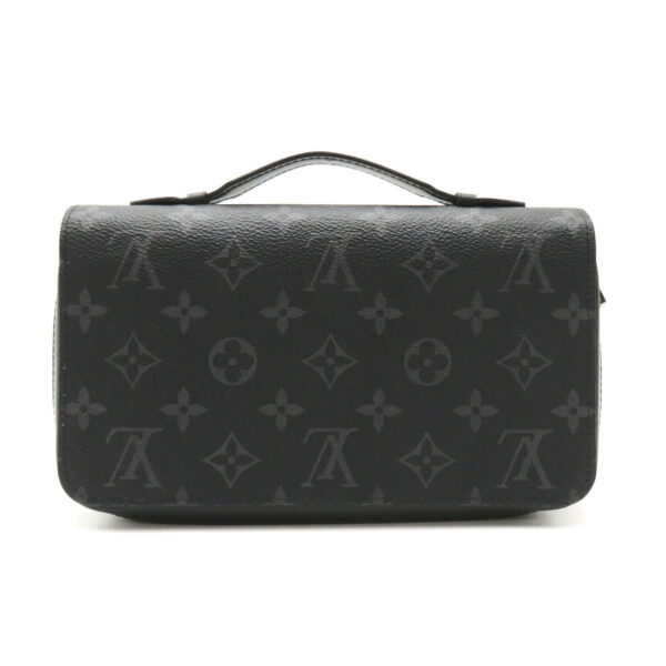 2118800106995 2 Louis Vuitton Zippy XL Round Long Wallet Eclipse Black