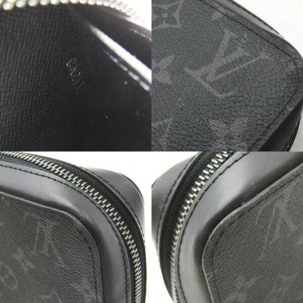 2118800106995 9c Louis Vuitton Zippy XL Round Long Wallet Eclipse Black