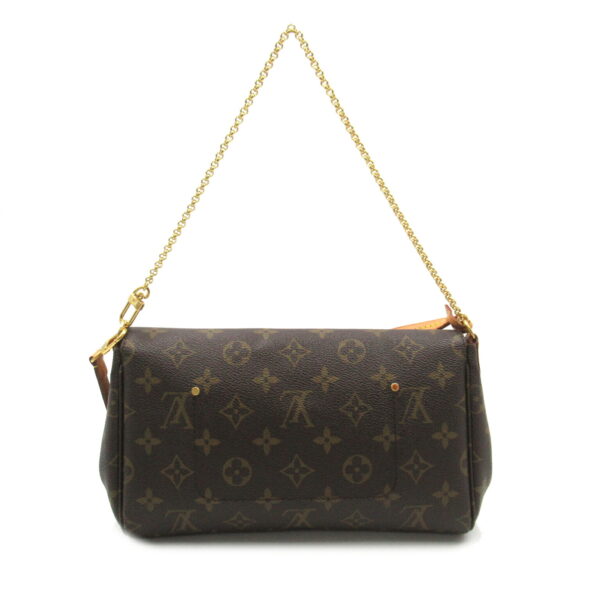 2118800107763 2 Louis Vuitton Favorite MM Shoulder Bag Monogram Brown