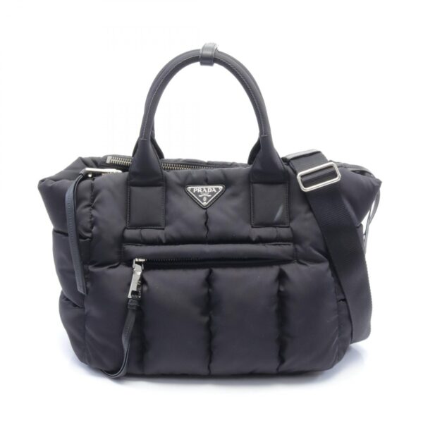 2118800108517 1 Prada Tessuto Bomber Nylon Handbag Black