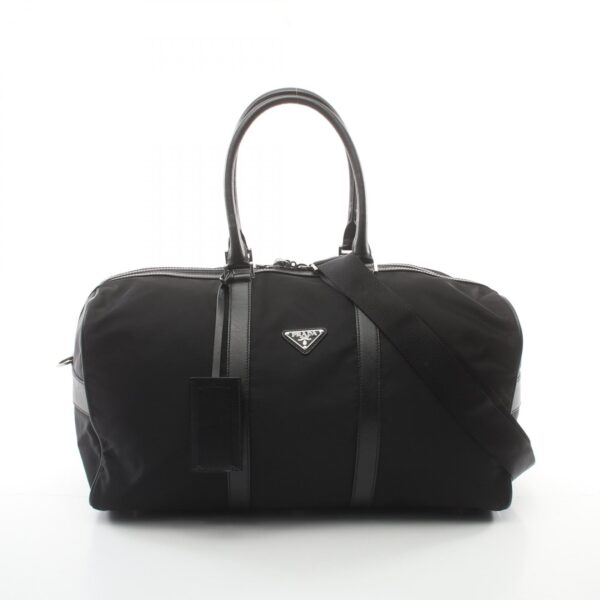 2118900033283 1 Prada Tessuto Saffiano Nylon Bag Black