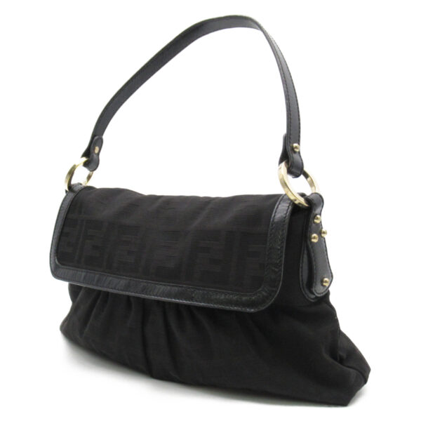 2119900002743 2 Fendi Zucca Nylon Handbag Black