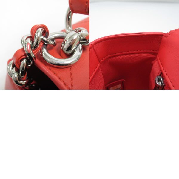 2119900004105 14c Chanel 2Way Chain Shoulder Bag Red